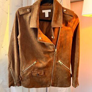 H&M Suede Taupe Jacket